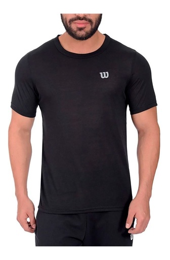 Camiseta Wilson Polyspun Cuello Redondo Caballero 73169 Negro
