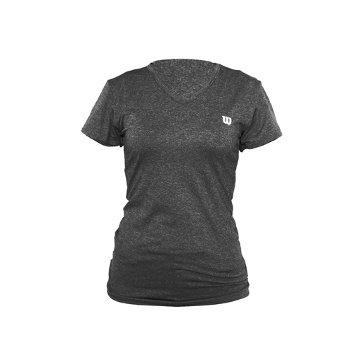 Camiseta Wilson Polyspun Cuello en V Jaspe (Grc) 85934 Dama