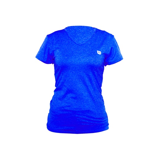 Camiseta Wilson Polyspun Cuello en V Marino 85934 Dama
