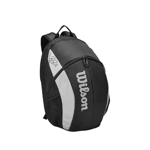 [WR8005901001] Bolso de Tenis Wilson Roger Federer Team Backpack (NEGRO) (Z590100)