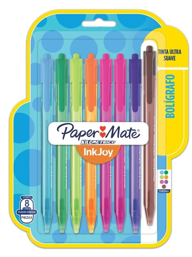 [NC3746] Bolígrafo Kilometrico Paper Mate Surtido Tx8